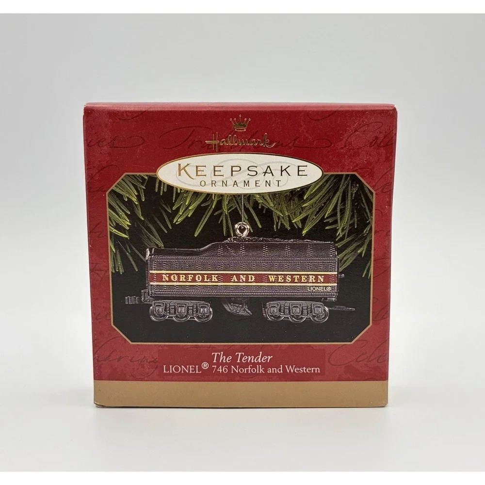 Hallmark Keepsake Ornament 1999 Lionel 746 Norfolk & Western The Tender Train